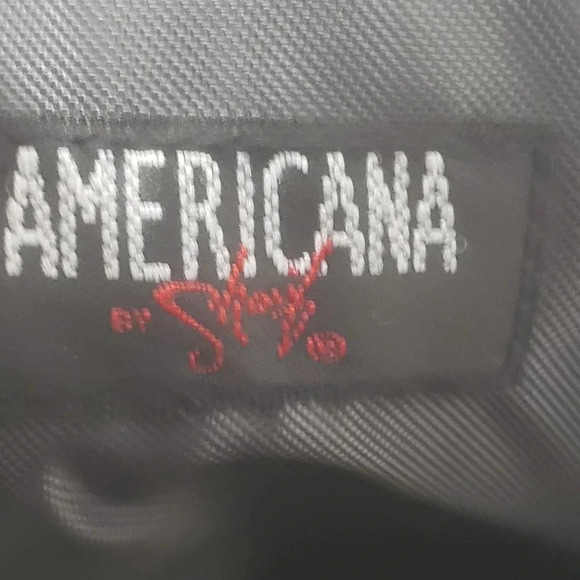 Americana by Sharif Set of 3  Shimmer/Iridescent Cosmetic Pouches. - Picture 5 of 7